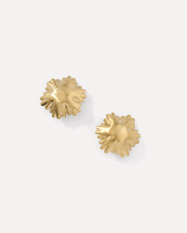 Irene Neuwirth Small Super Bloom Flower Studs 18k Yellow Gold