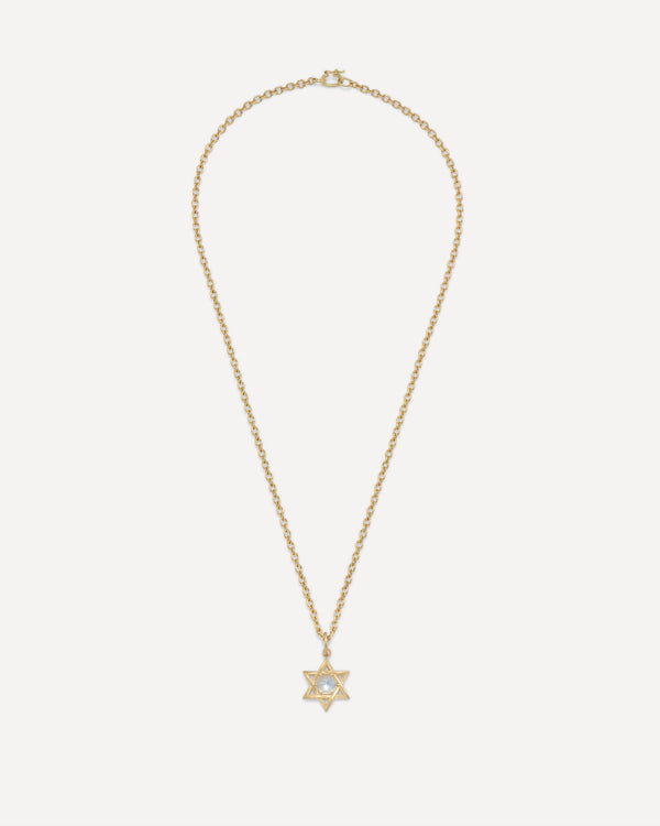 Irene Neuwirth Star Of David Pendant Necklace 18k Yellow Gold