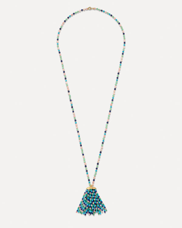 Irene Neuwirth Tassel Long Necklace 18k Yellow Gold