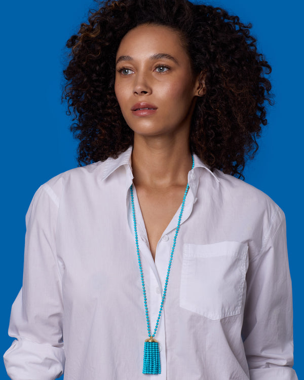 Irene Neuwirth Tassel Long Necklace 18k Yellow Gold