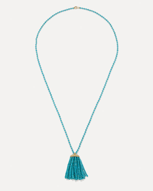 Irene Neuwirth Tassel Long Necklace 18k Yellow Gold