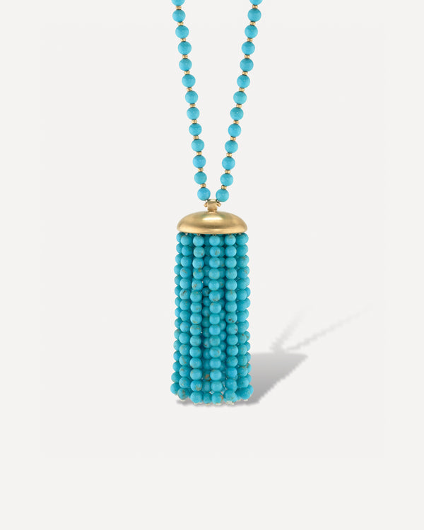 irene neuwirth Tassel Long Necklace 18k Yellow Gold