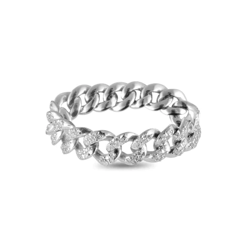 irfé IRFE Chain Diamond White Gold Ring
