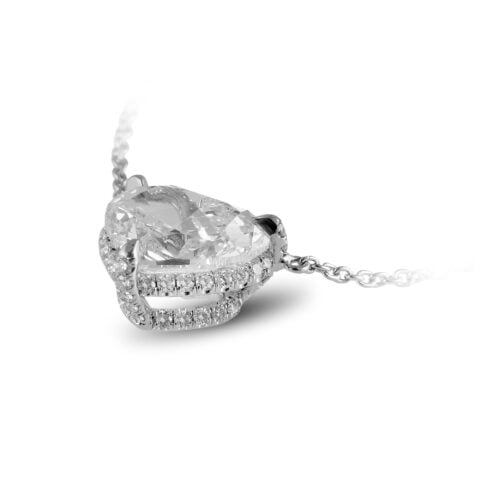 Irfé IRFE Heart Shaped Diamond Necklace