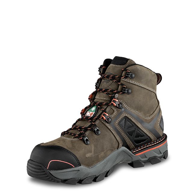 Irish Setter Crosby Men's 6-inch Waterproof Leather CSA Safety Toe Boot