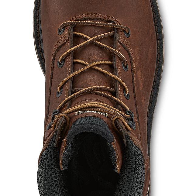 Irish Setter Edgerton Men's 6-inch Waterproof Leather Safety Toe Boot