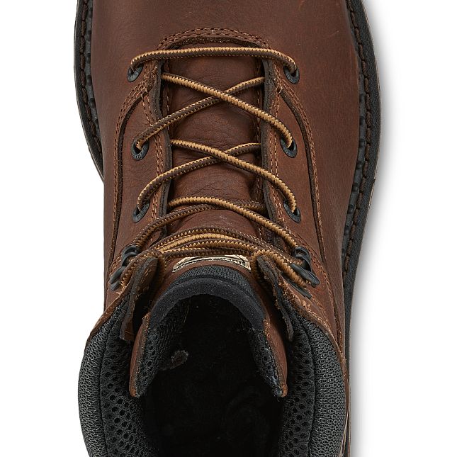 Irish Setter Edgerton Men's 8-inch Waterproof Leather Safety Toe Boot