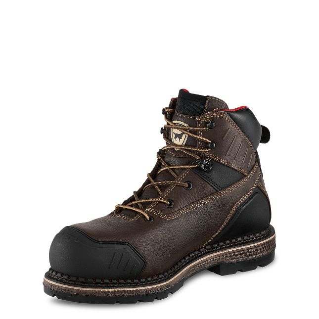 Irish Setter Edgerton XD Men's 6-inch Waterproof Leather Safety Toe Boot