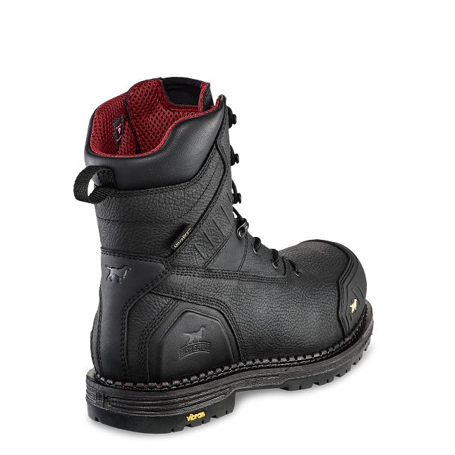 irish setter Edgerton XD Men's 8-inch Waterproof Leather and Insulated Puncture Resistant Safety Toe Boot