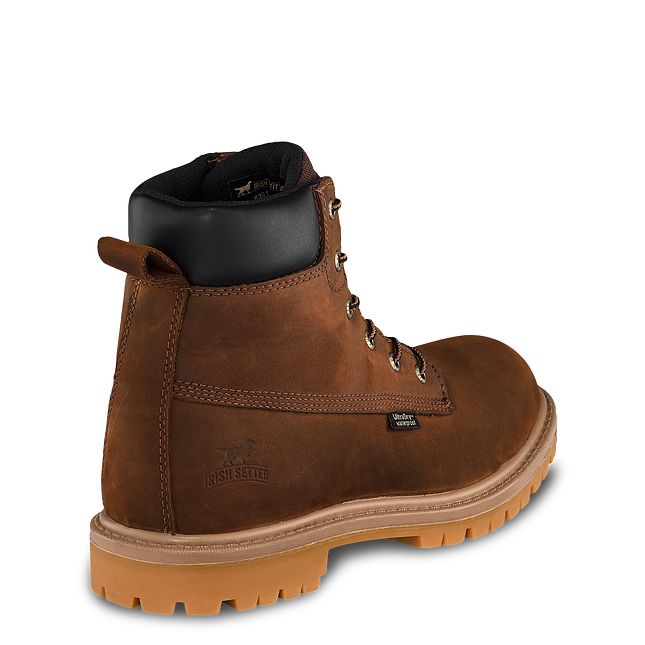 irish setter Hopkins Men's 6-inch Waterproof Leather Safety Toe Boot