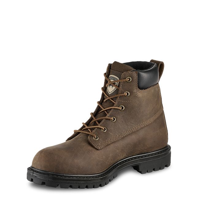 Irish Setter Hopkins Men's 6-inch Waterproof Leather Soft Toe Boot