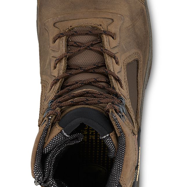 Irish Setter Kasota Men's 6-inch Waterproof Leather Safety Toe Side-Zip Boot