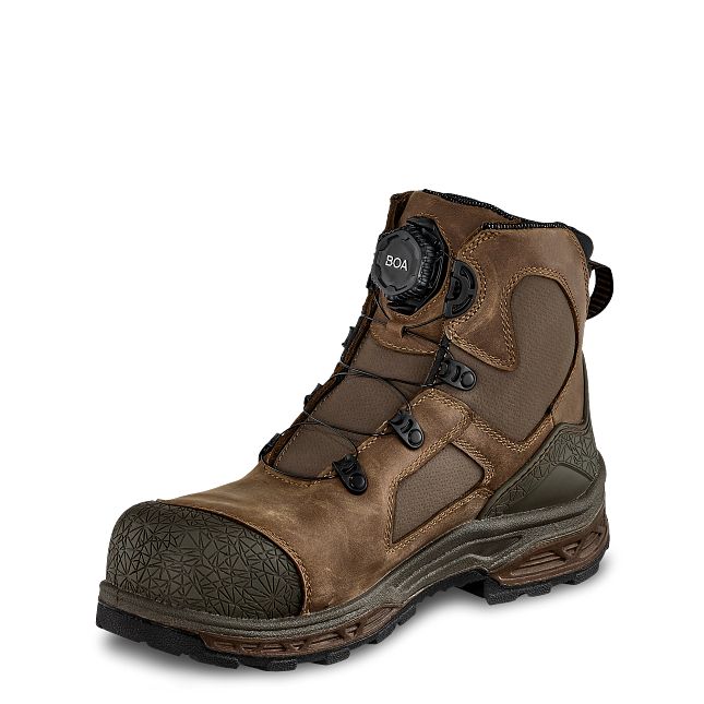 Irish Setter Kasota Men's 6-inch Waterproof Leather Safety Toe Boot