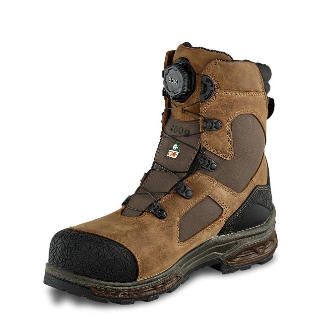 Irish Setter Kasota Men's 8-inch Waterproof Leather And Insulated CSA Safety Toe Boot