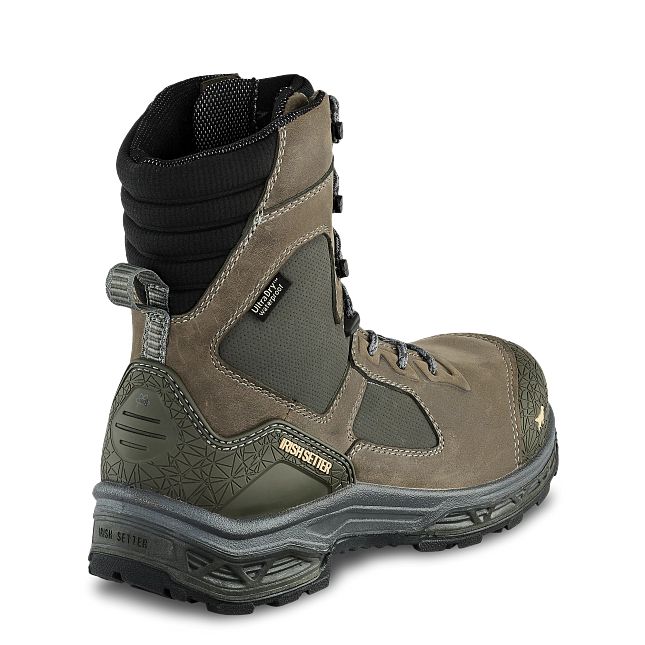 irish setter Kasota Men's 8-inch Waterproof Leather CSA Safety Toe Boot