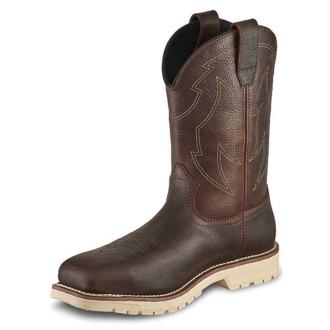Irish Setter Kittson Men's 11-inch Leather Safety Toe Pull-On Boot