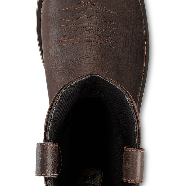 Irish Setter Kittson Men's 11-inch Waterproof Leather Safety Toe Pull-On Boot