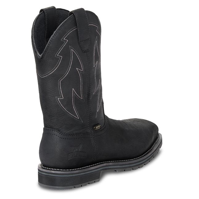 irish setter Kittson Men's 11-inch Waterproof Leather Safety Toe Pull-On Boot