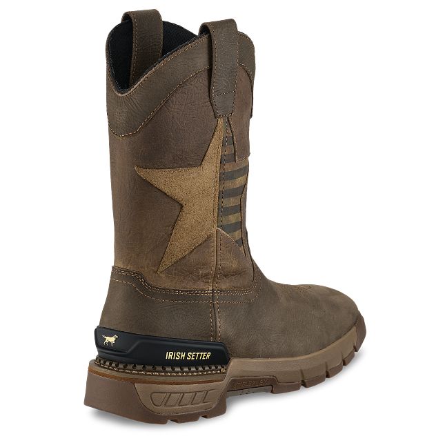 irish setter Two Harbors Men's 11-inch Leather Soft Toe Pull-On Boot