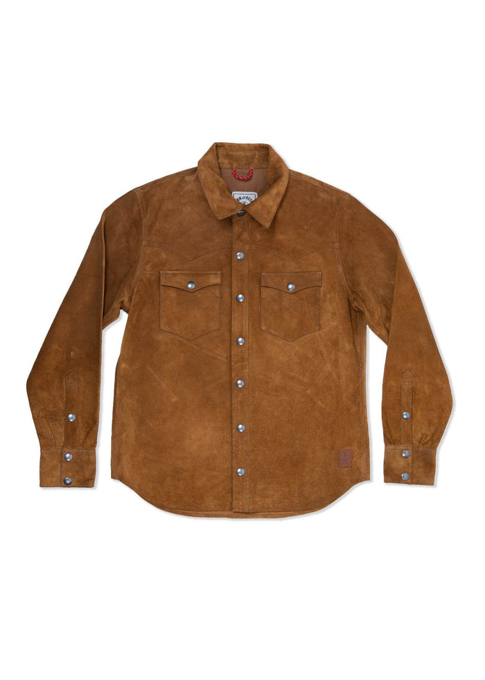 iron and resin Buffalo Fenceline Shirt Jacket Cognac