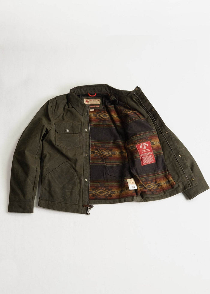 Iron And Resin Cruiser Jacket - Waterproof Canvas Field Tan