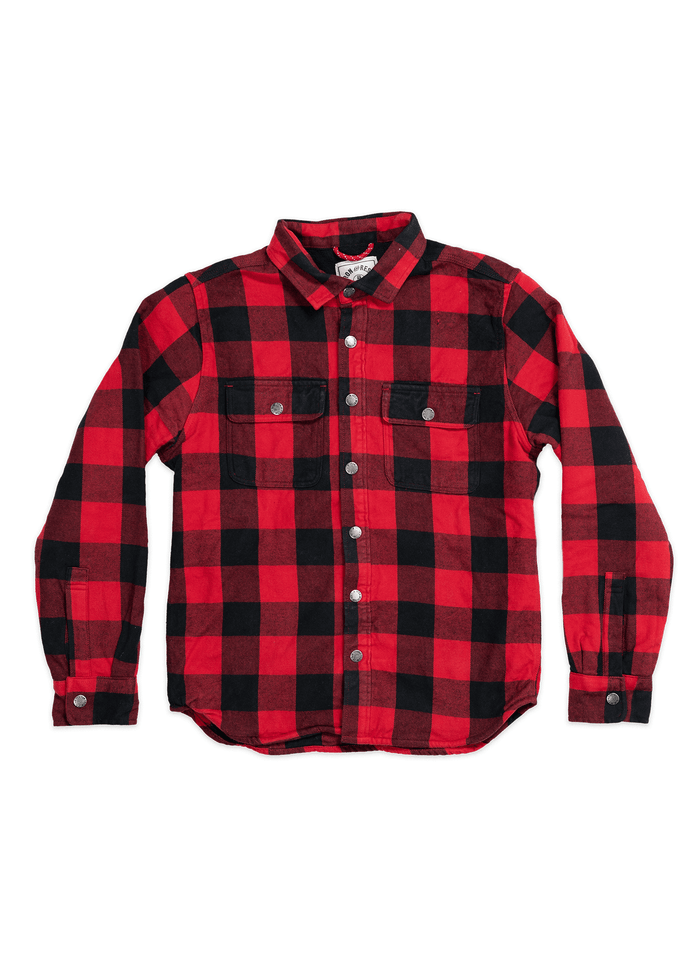iron and resin Buffalo Shirt Red