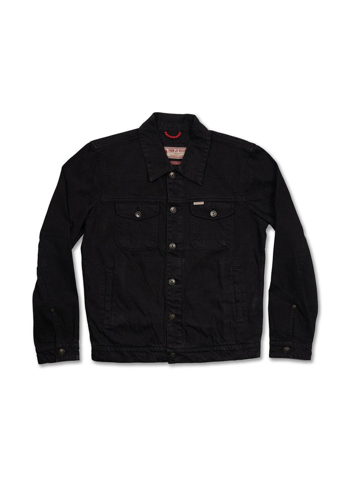 Iron And Resin Bull Denim Sand Jacket Indigo