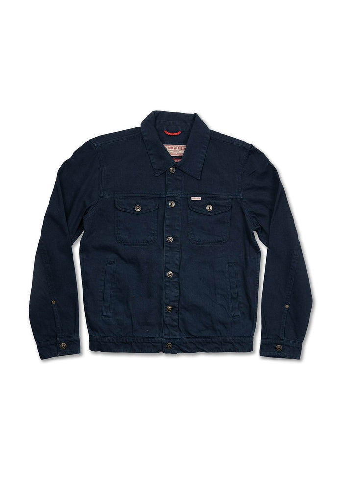 iron and resin Bull Denim Sand Jacket Indigo