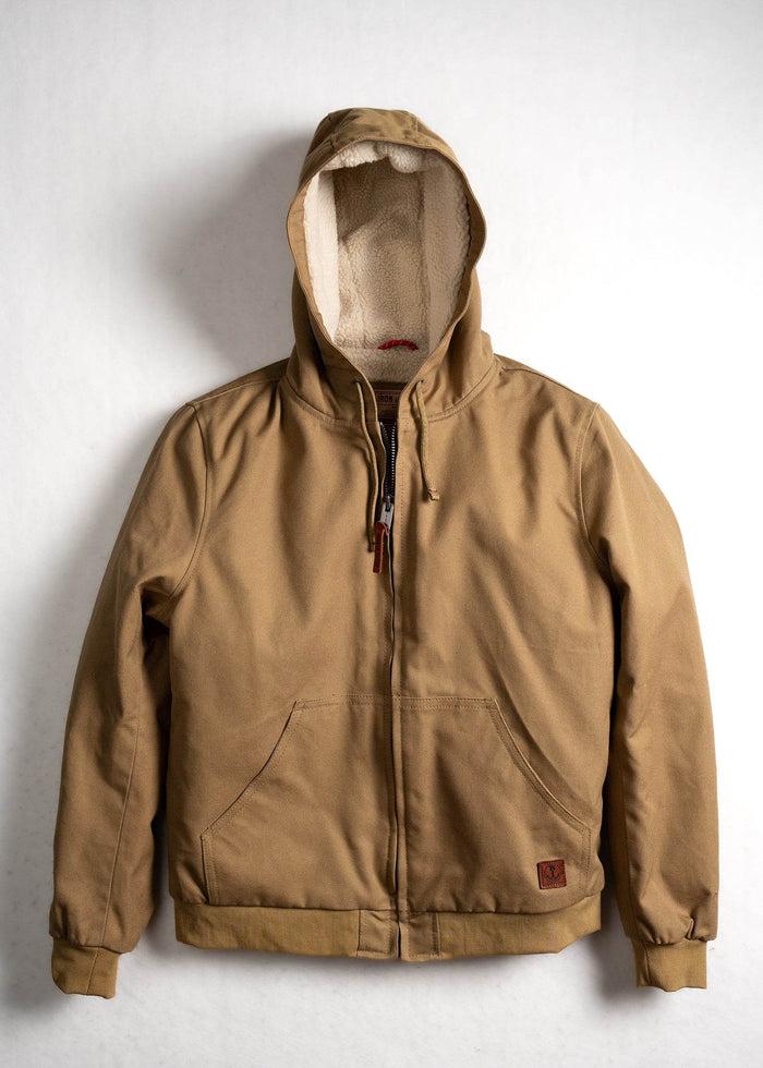 Iron And Resin Canvas Bunker Hoodie Olive