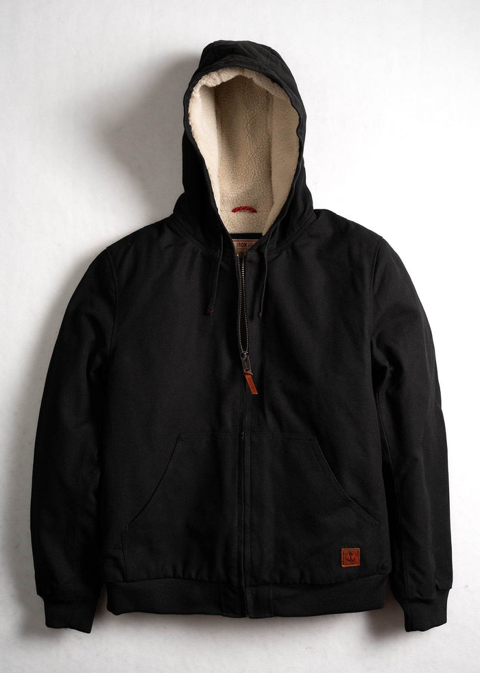 Iron And Resin Canvas Bunker Hoodie Olive