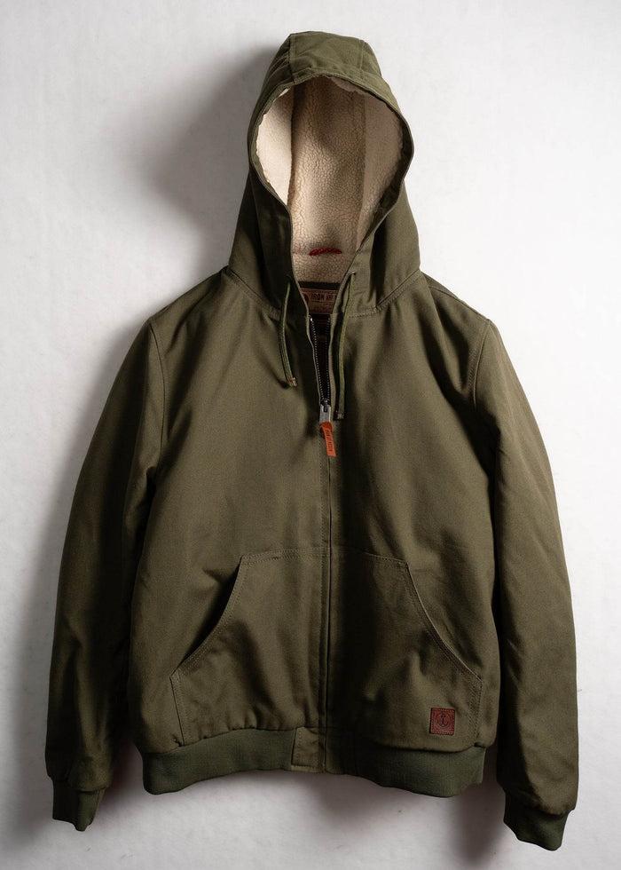 iron and resin Canvas Bunker Hoodie Olive