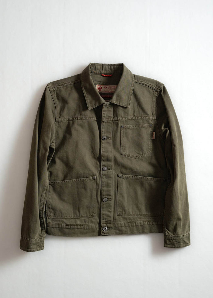 iron and resin Clark Jacket Green