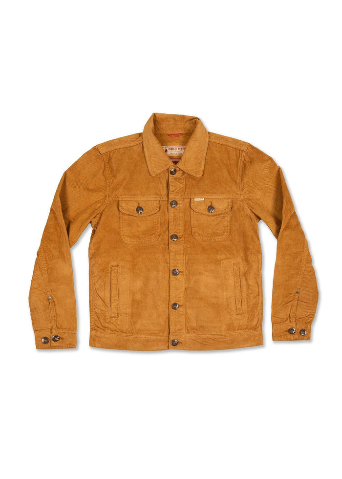 Iron And Resin Corduroy Sand Jacket Navy