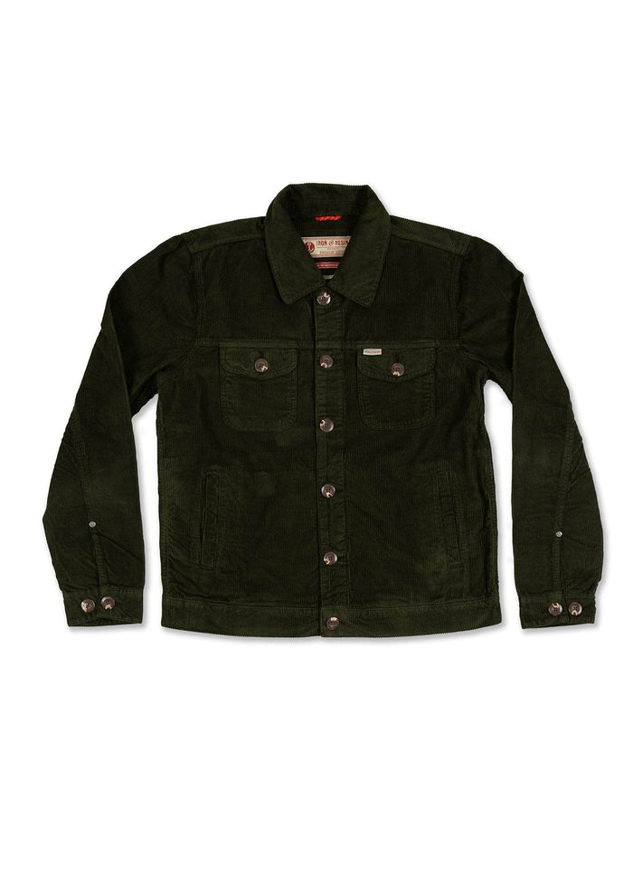 Iron And Resin Corduroy Sand Jacket Navy