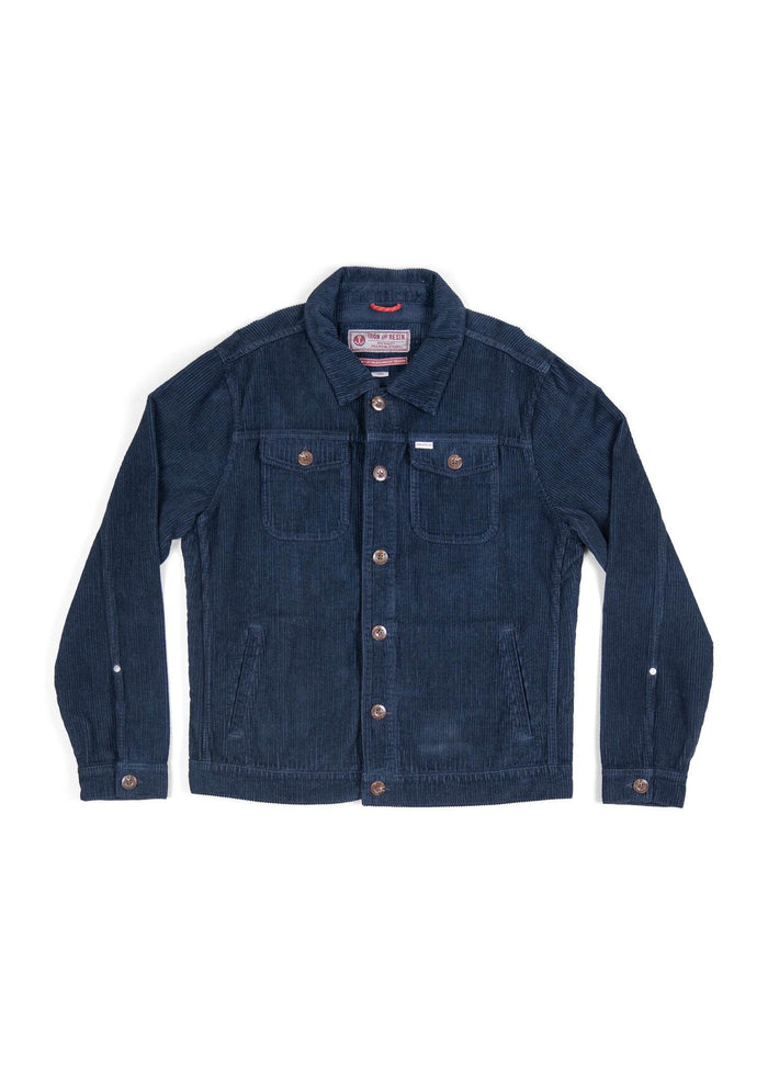 iron and resin Corduroy Sand Jacket Navy