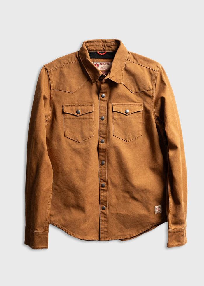 iron and resin Fenceline Shirt Jacket Union Brown