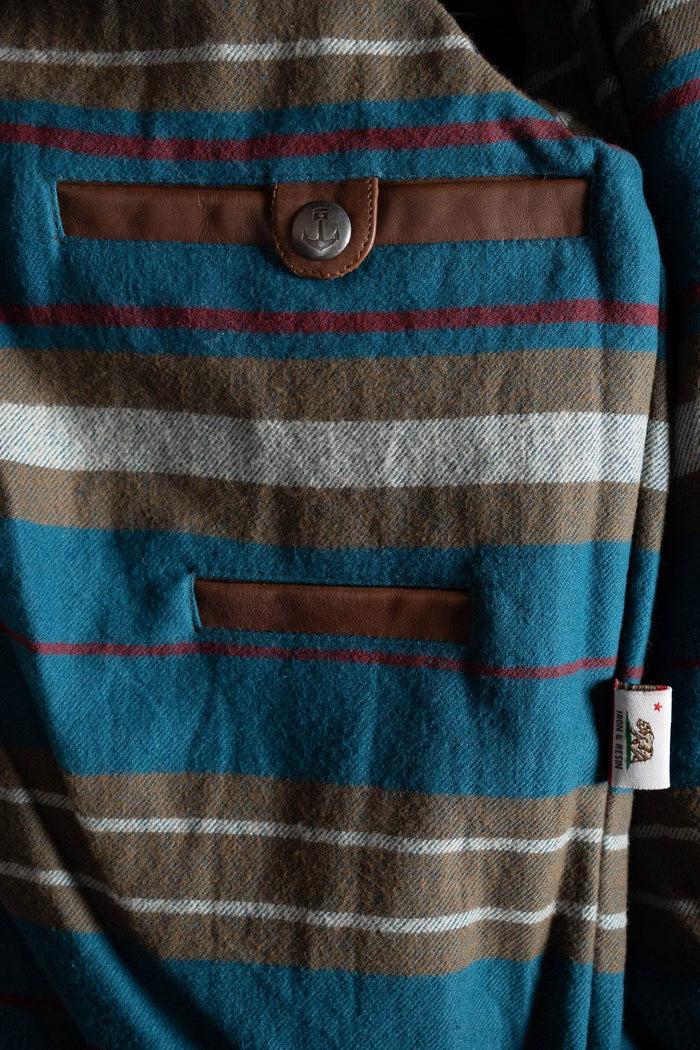 Iron And Resin Gambler Horse Leather Jacket Cognac