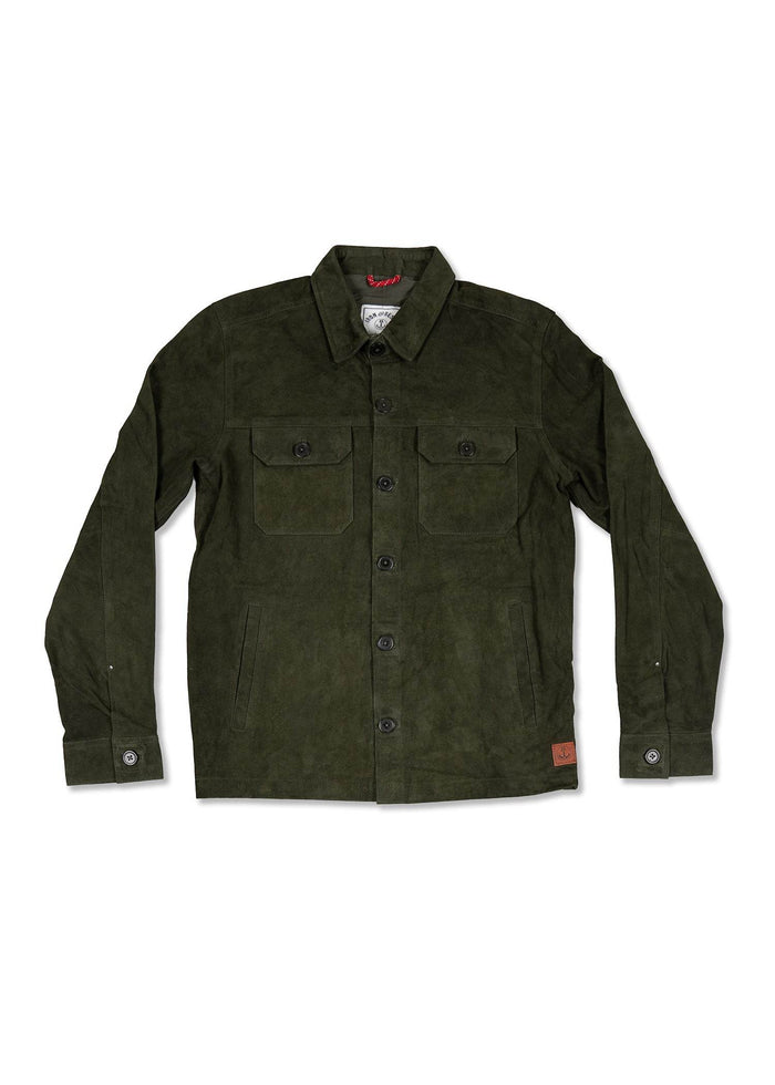 Iron And Resin Goat Suede Lassen Shirt Ponderosa