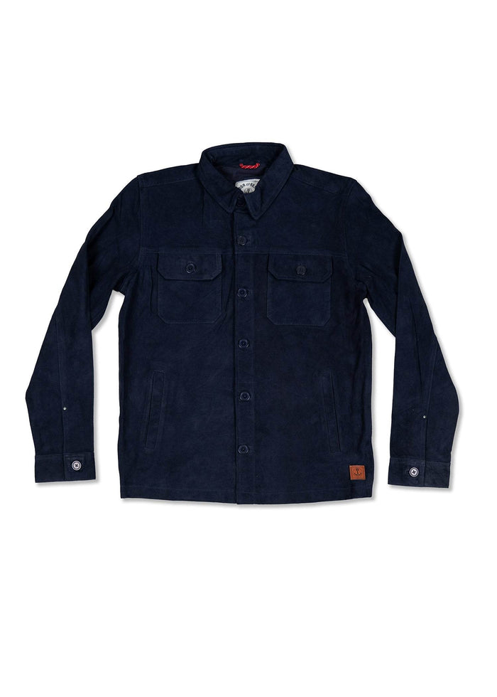 Iron And Resin Goat Suede Lassen Shirt Ponderosa