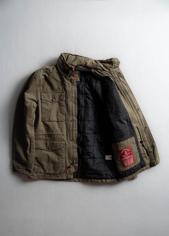 Iron And Resin Herringbone M65 Jacket Army