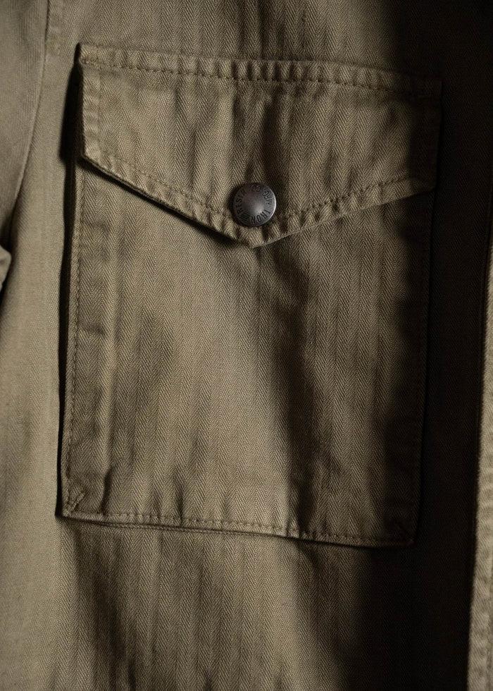 Iron And Resin Herringbone M65 Jacket Army