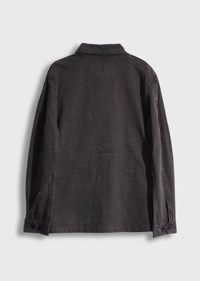 Iron And Resin Herringbone Military Jacket Army