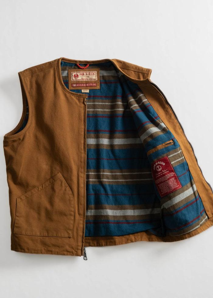 Iron And Resin Highland Vest Cognac