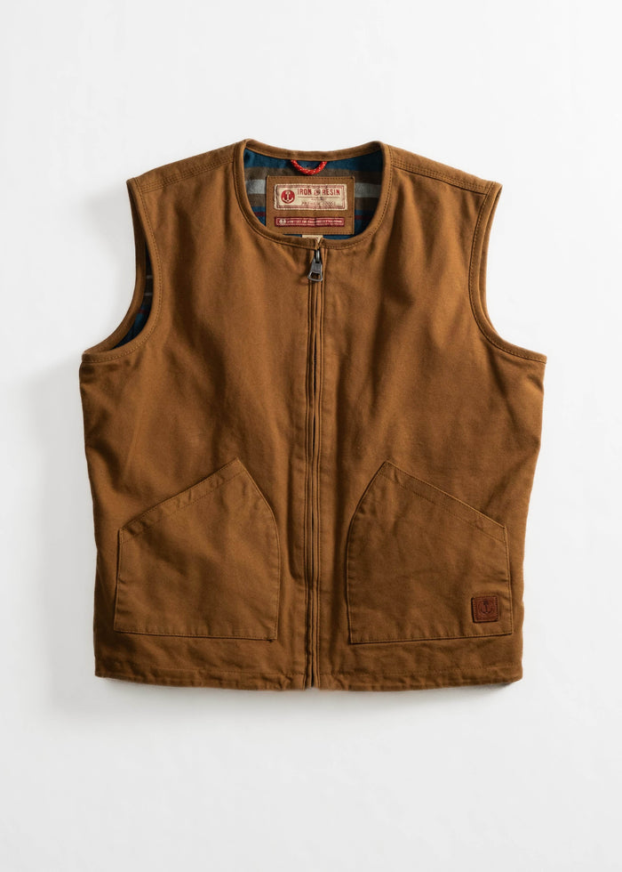 iron and resin Highland Vest Cognac