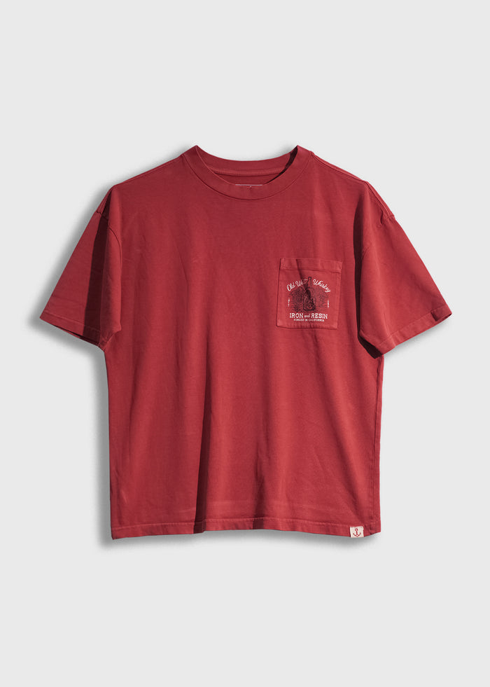 Iron And Resin Old Whiskey Pocket Tee Black