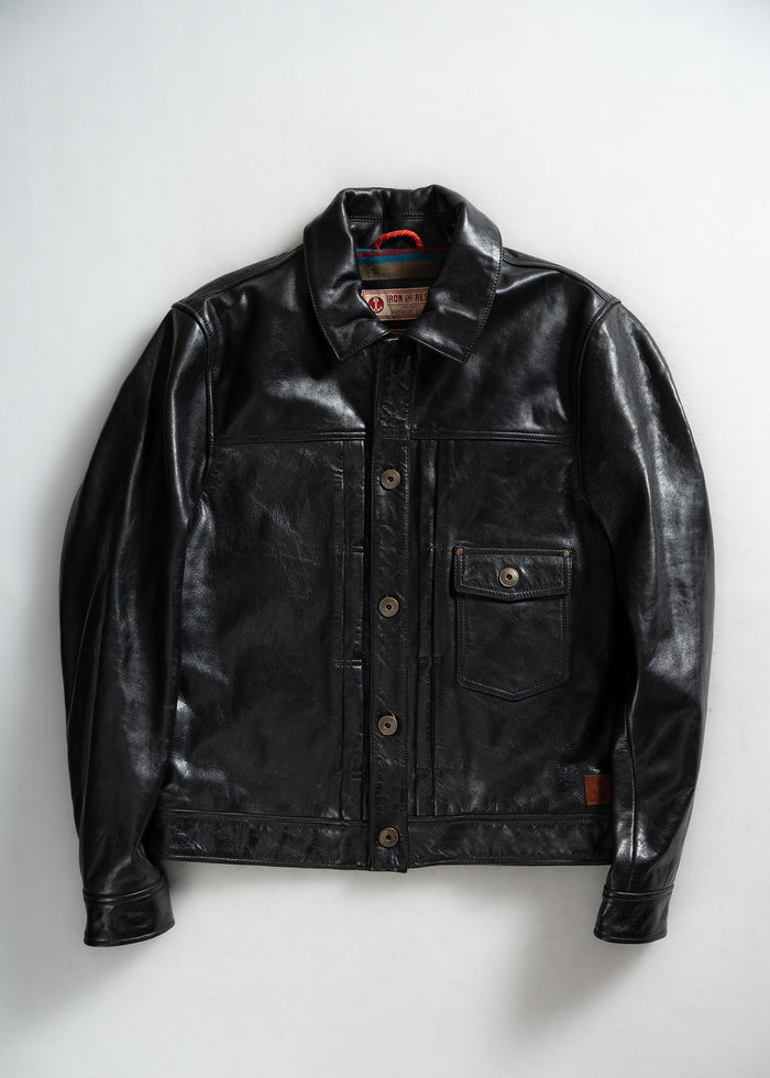 Iron And Resin Rancho Horse Leather Jacket Cognac