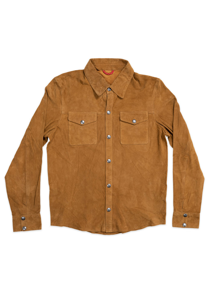 iron and resin Roughneck Shirt Jacket Cognac