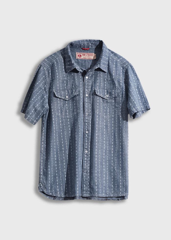 iron and resin Valley Shirt Blue