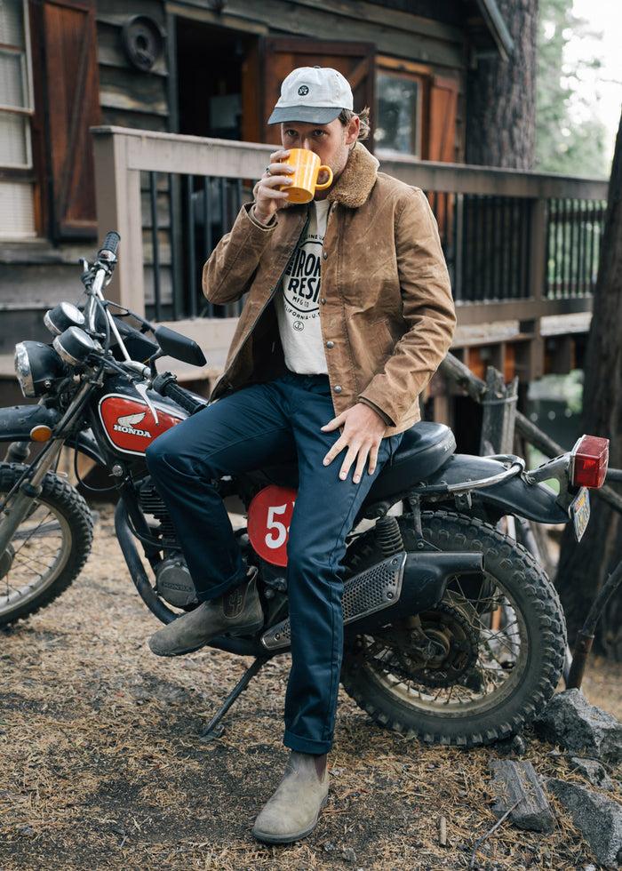 Iron And Resin Waxed Nautilus Jacket Black