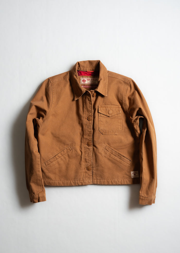 iron and resin Women's Basset Jacket Cognac